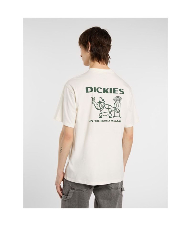 Camiseta Dickies Burns Ss Hombre Egret