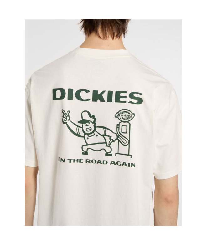 T-shirt Dickies Burns Ss Homme Egret