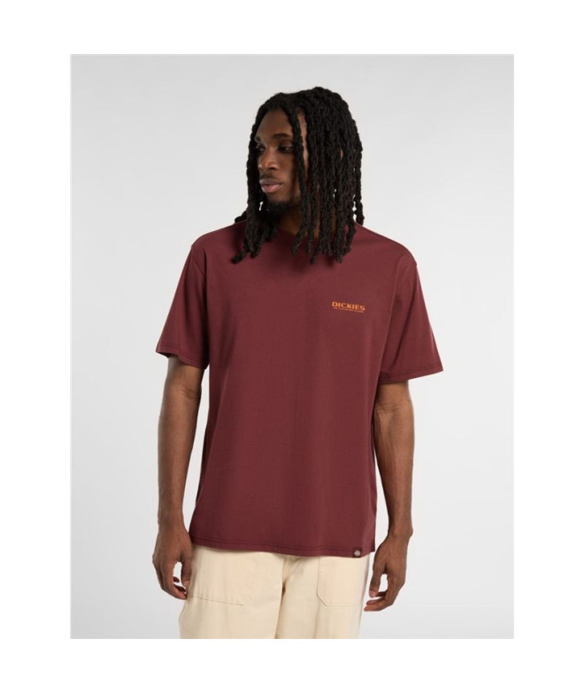 Camiseta Dickies Burns Ss Homem Marrom