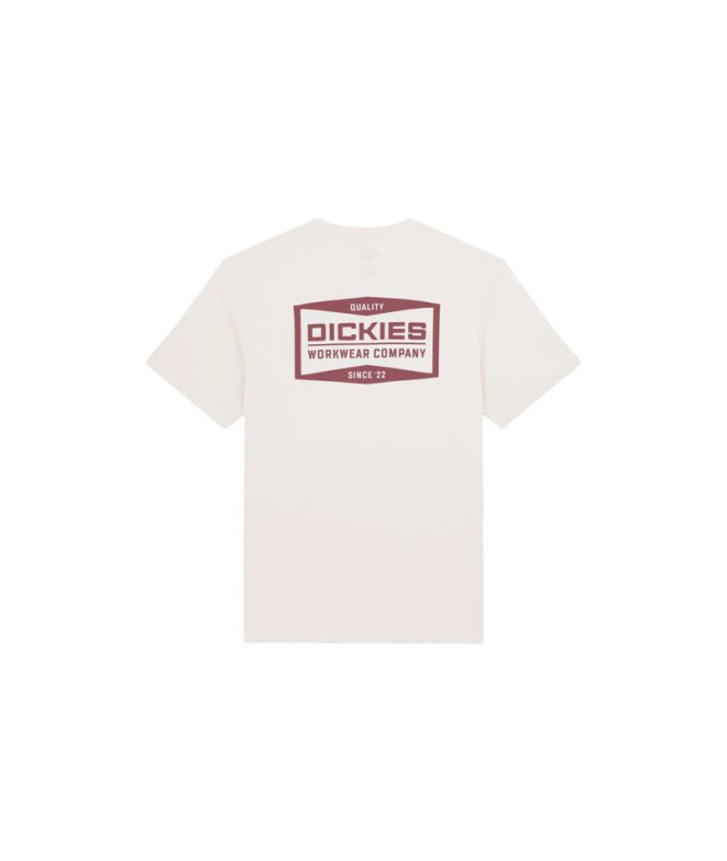 Camiseta Dickies Bolivar Ss Hombre Blanco Roto