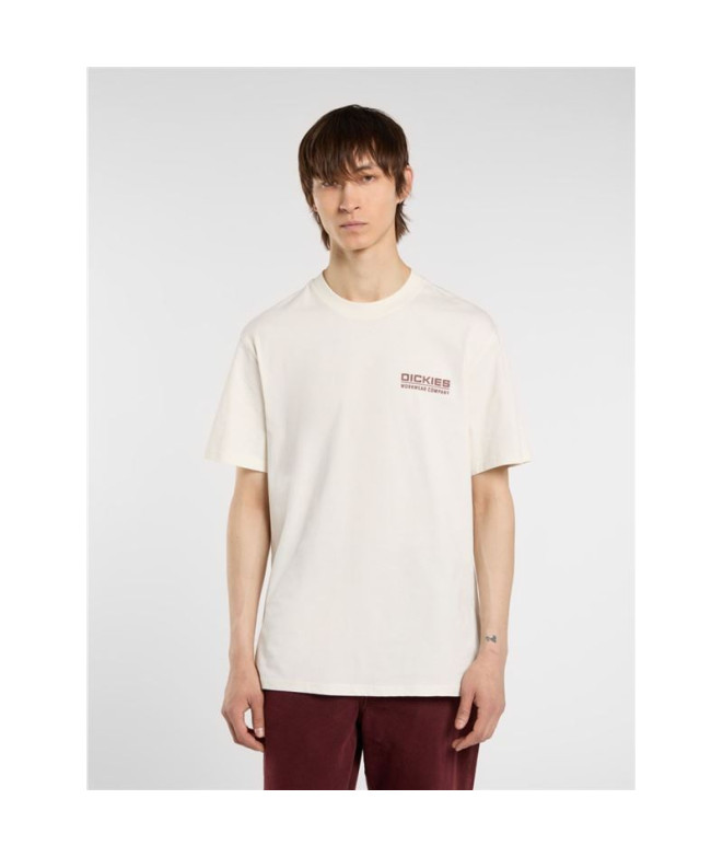 T-shirt Dickies Bolivar Ss Homme Blanc Cassé