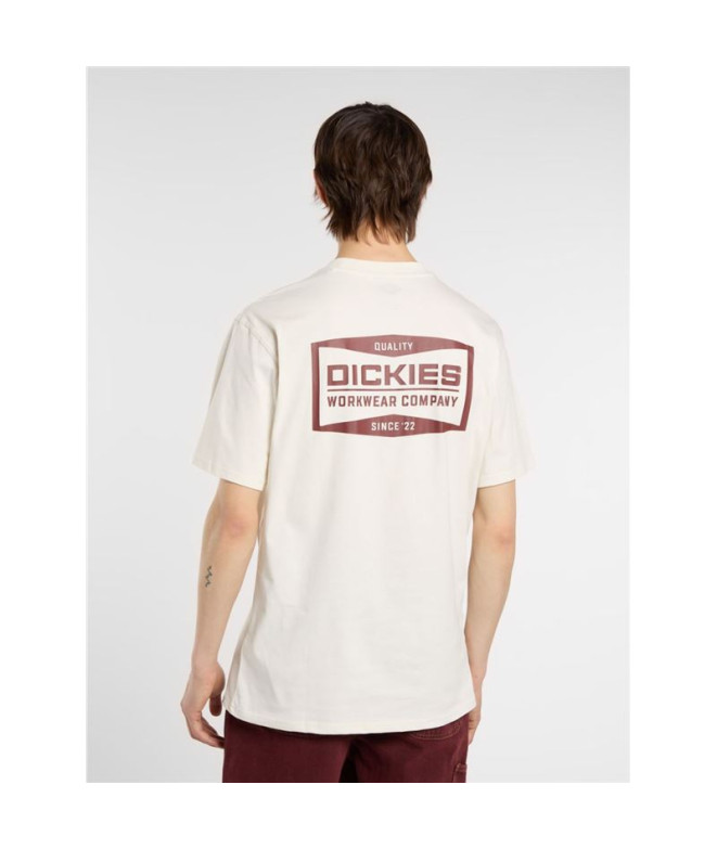 T-shirt Dickies Bolivar Ss Homme Blanc Cassé