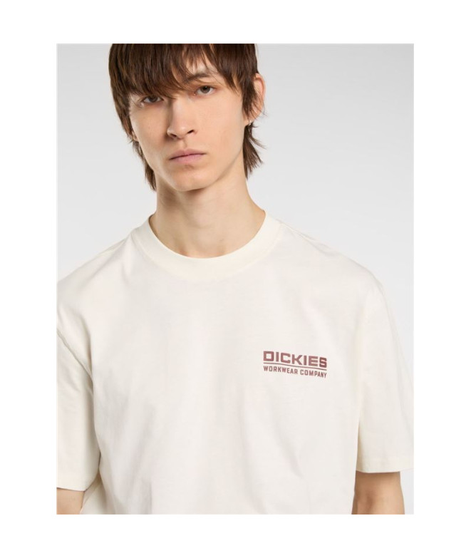T-shirt Dickies Bolivar Ss Homme Blanc Cassé