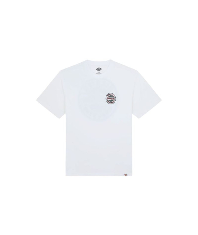 T-shirt Dickies Circle Ss Homme Blanc