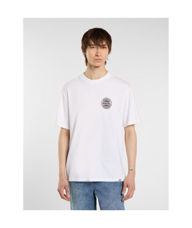 Camiseta Dickies Circle Ss Homem Branco