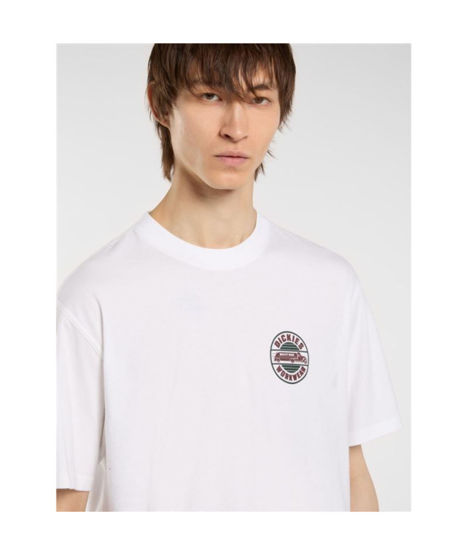 Camiseta Dickies Circle Ss Hombre Blanco