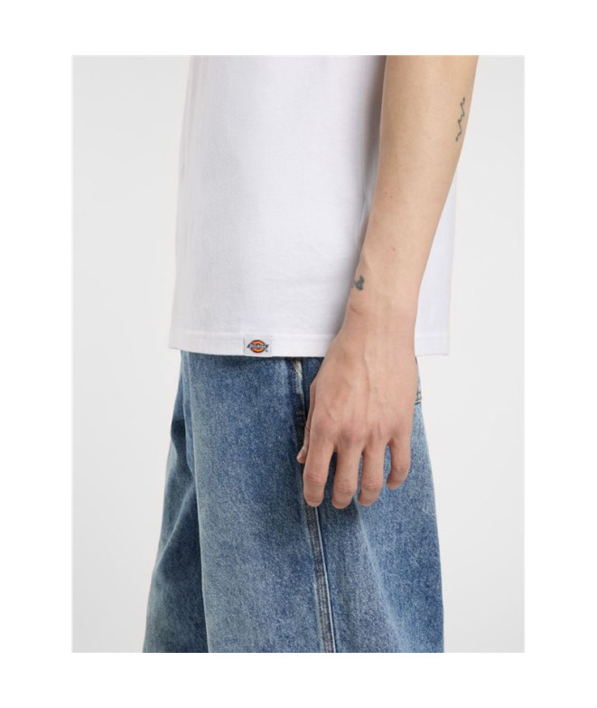 T-shirt Dickies Circle Ss Homme Blanc