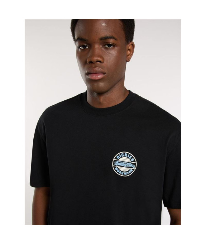 Camiseta Dickies Circle Ss Homem Preto
