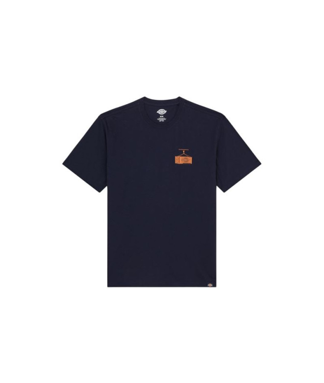 Camiseta Dickies Apison Ss Homem Azul Marinho