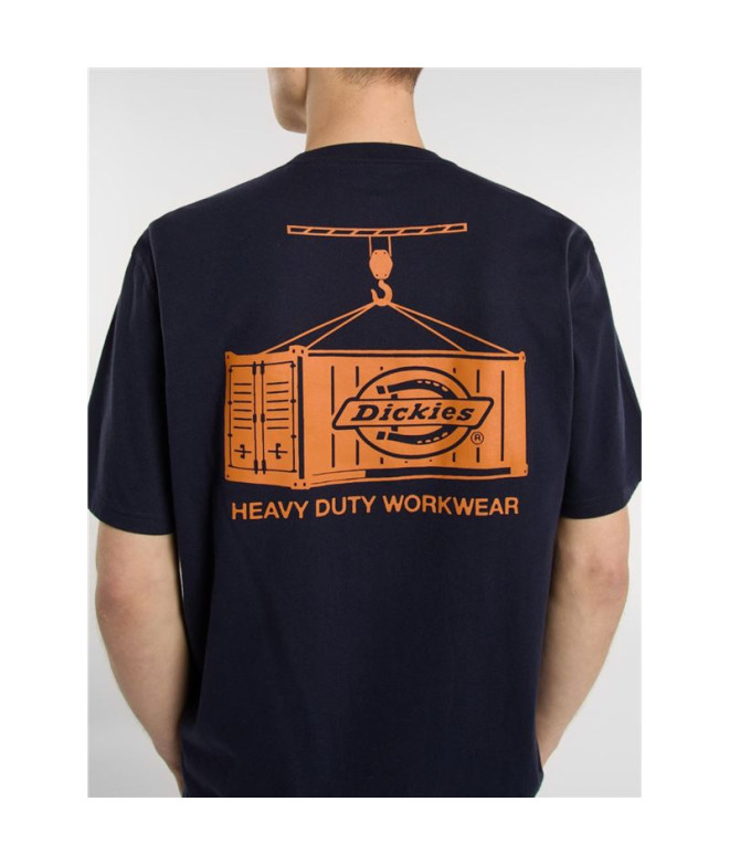 Camiseta Dickies Apison Ss Hombre Azul Marino