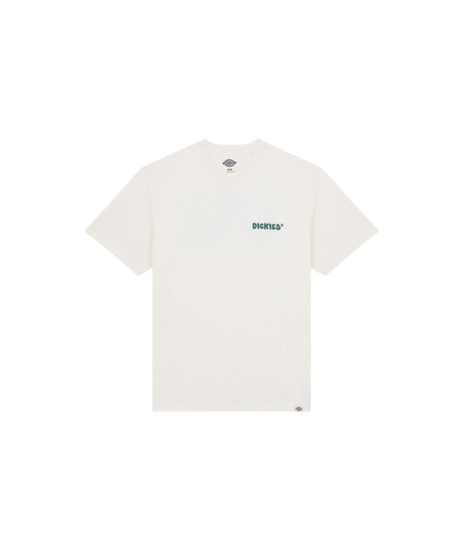 Camiseta Dickies Gordonsville Ss Homem Branco Quebrado