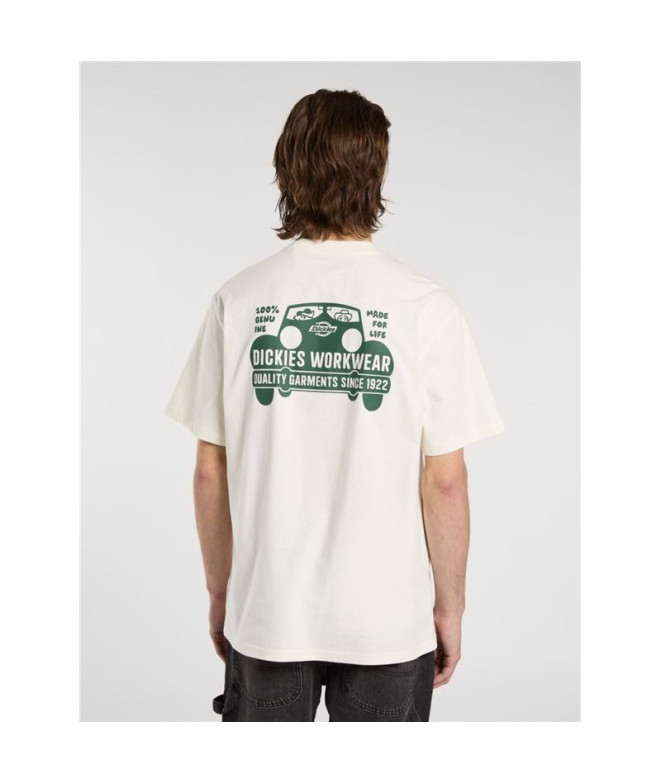 T-shirt Dickies Gordonsville Ss Homme Blanc Cassé
