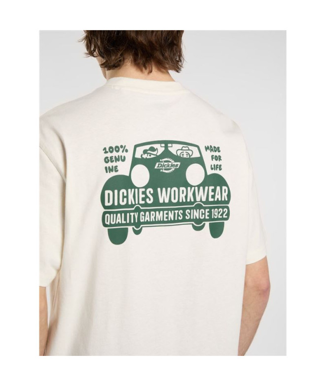 T-shirt Dickies Gordonsville Ss Homme Blanc Cassé