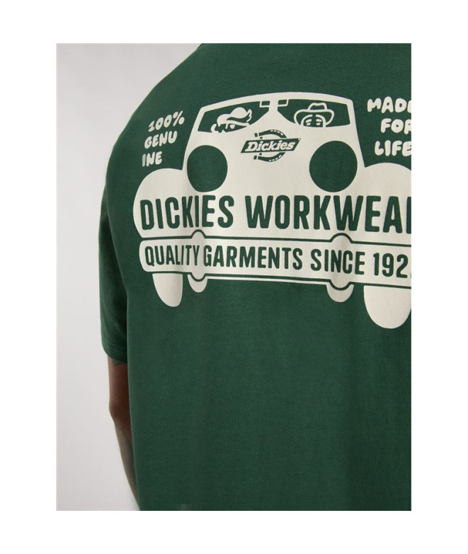 Camiseta Dickies Gordonsville Ss Hombre Verde
