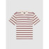 Camiseta Dickies York Stripe Ss Homem Branco/Marrão