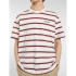 T-shirt Dickies York Stripe Ss Homme Blanc/Marron