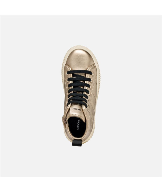 Zapatillas Geox Laquinny Infantil Platinum