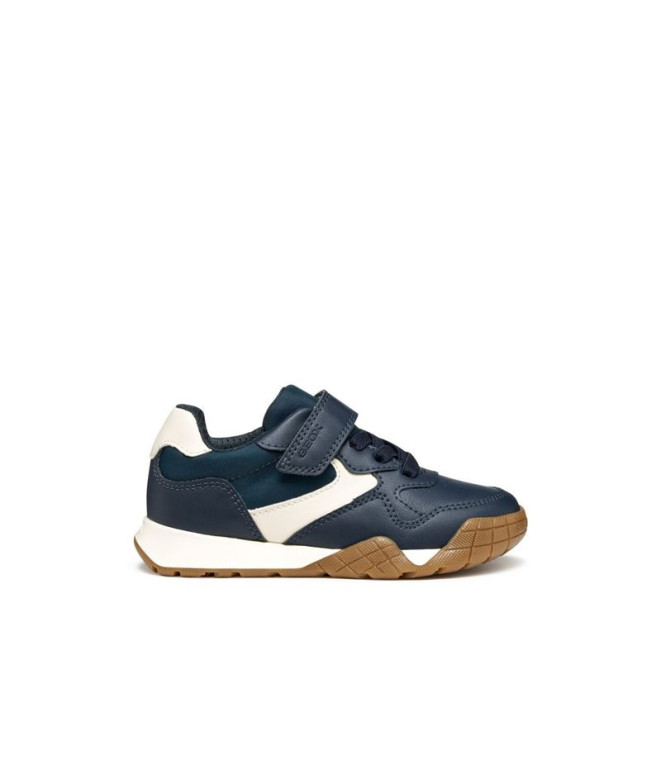 Chaussures Geox Rann-E Enfant Bleu Marine/Lt Ivory