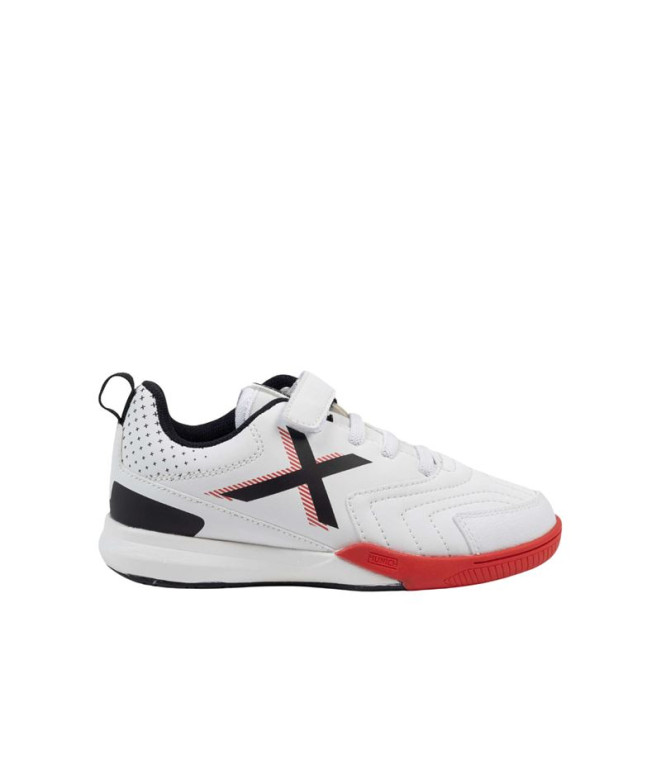 Zapatillas Fútbol sala Munich Rondito Kid Elastic Laces 11 Infantil Blanco