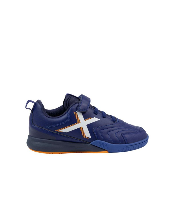 Zapatillas Fútbol sala Munich Rondito Kid Elastic Laces 12 Infantil Azul