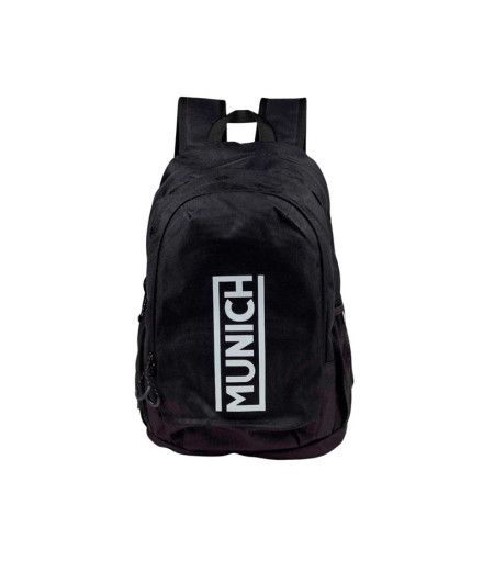 Mochila Munich Gym Sports Recycled Slim Negro
