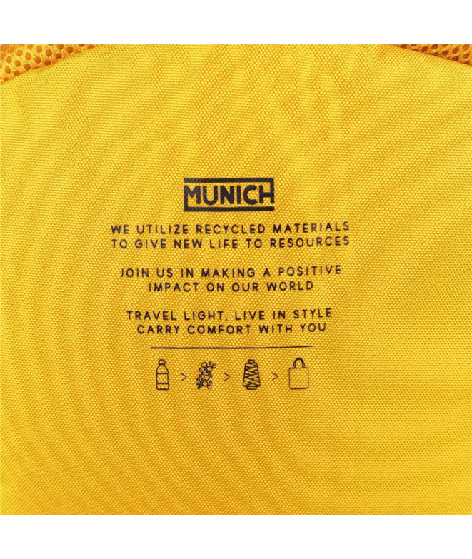 Mochila Munich Gym Sports Recycled Slim Amarillo
