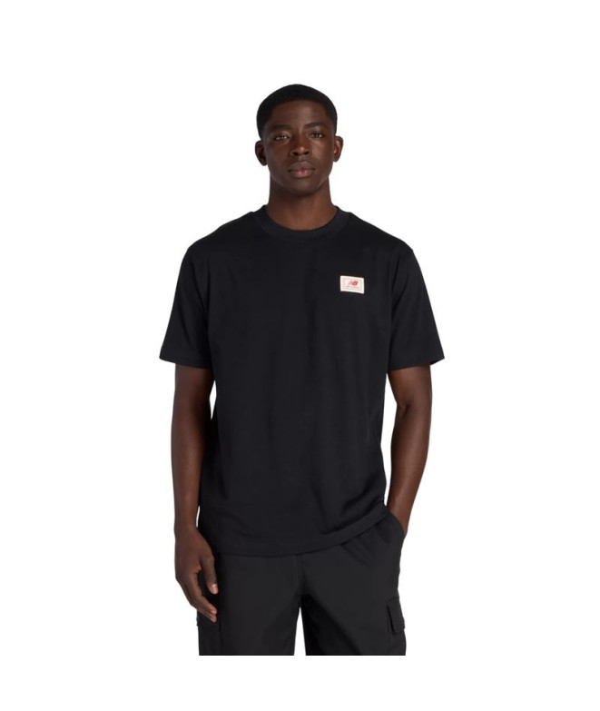 T-shirt New Balance Chrome Runner Homme Noir