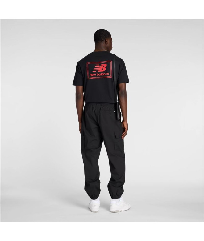 Camiseta New Balance Chrome Runner Homem Preto