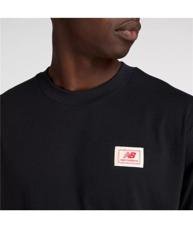 T-shirt New Balance Chrome Runner Homme Noir
