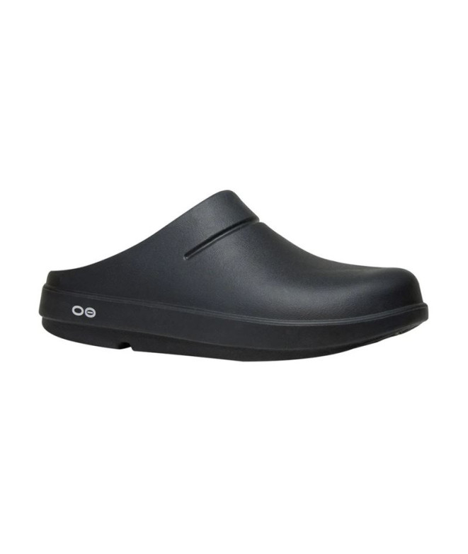 Chinelos de recuperação Oofos Recovery Ooclog Preto