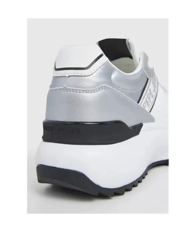 Chaussures Pepe Jeans Kimi Mesh Femme Blanc