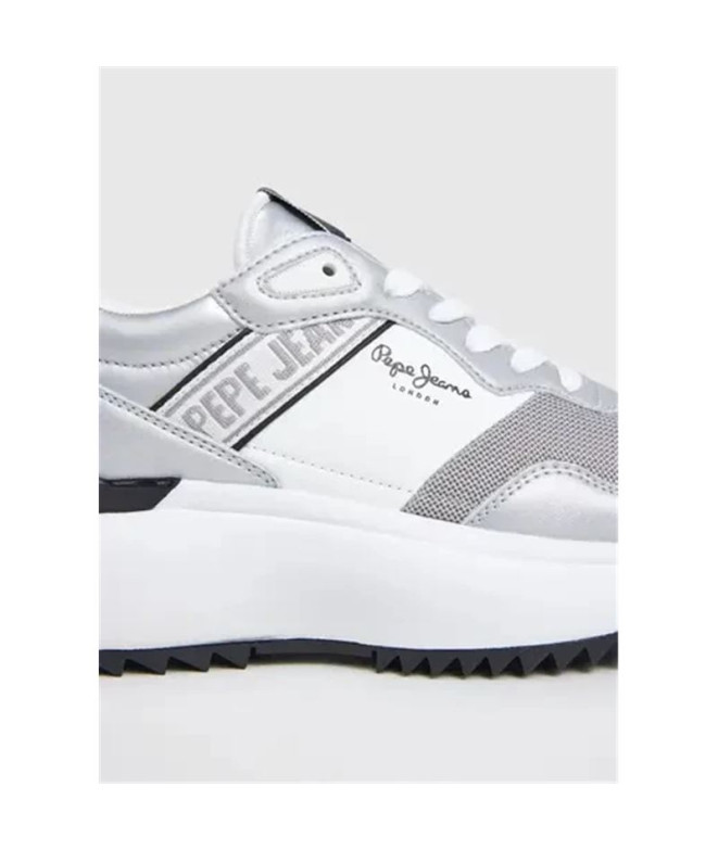 Zapatillas Pepe Jeans Kimi Mesh Mujer Blanco