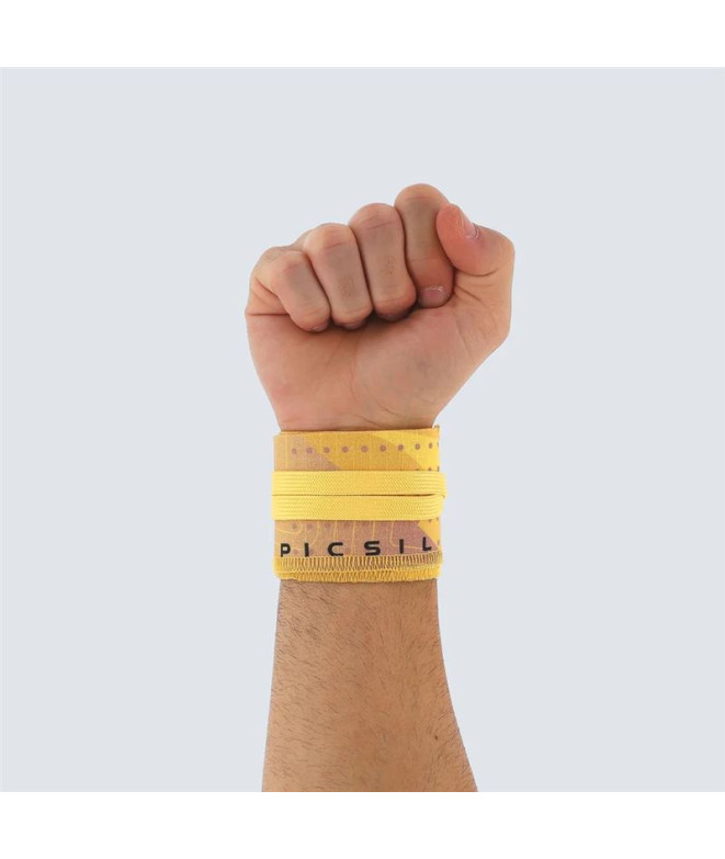 Picsil Pulseiras de Pulso Amarelo