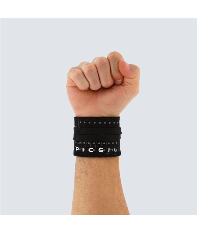 Picsil Pulseiras de Pulso Negras