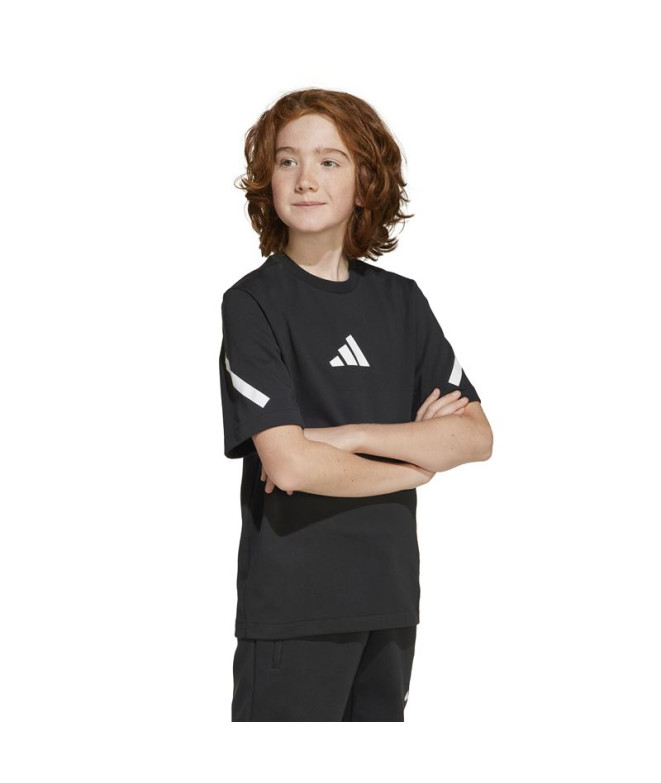 T-shirt adidas Zne Enfant Noir/Blanc