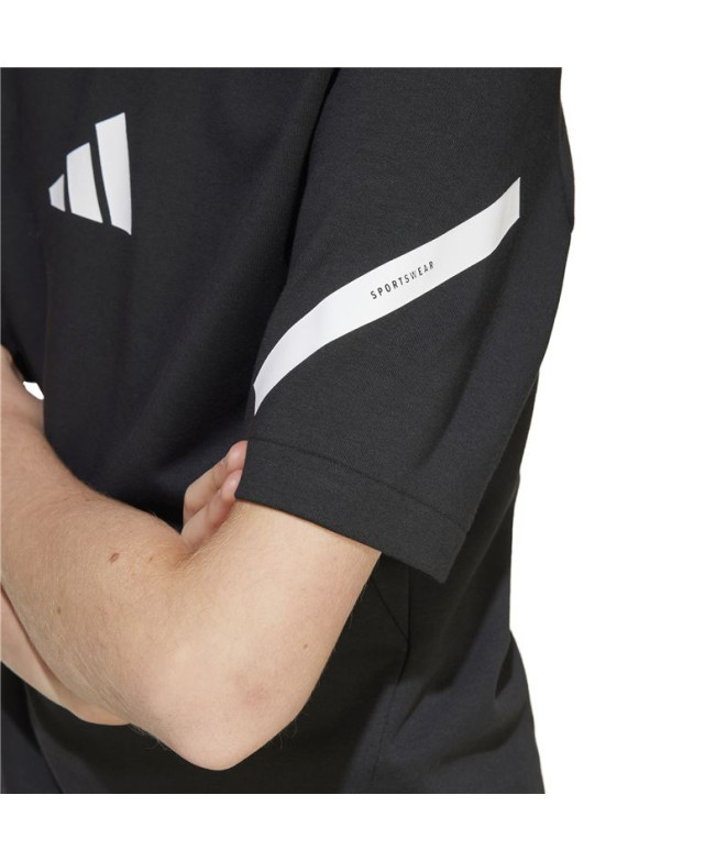 T-shirt adidas Zne Enfant Noir/Blanc