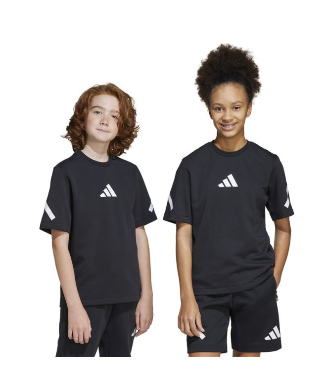 T-shirt adidas Zne Enfant Noir/Blanc