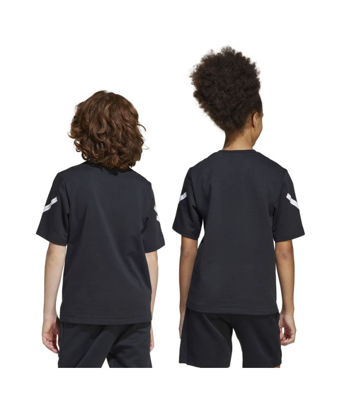 T-shirt adidas Zne Enfant Noir/Blanc