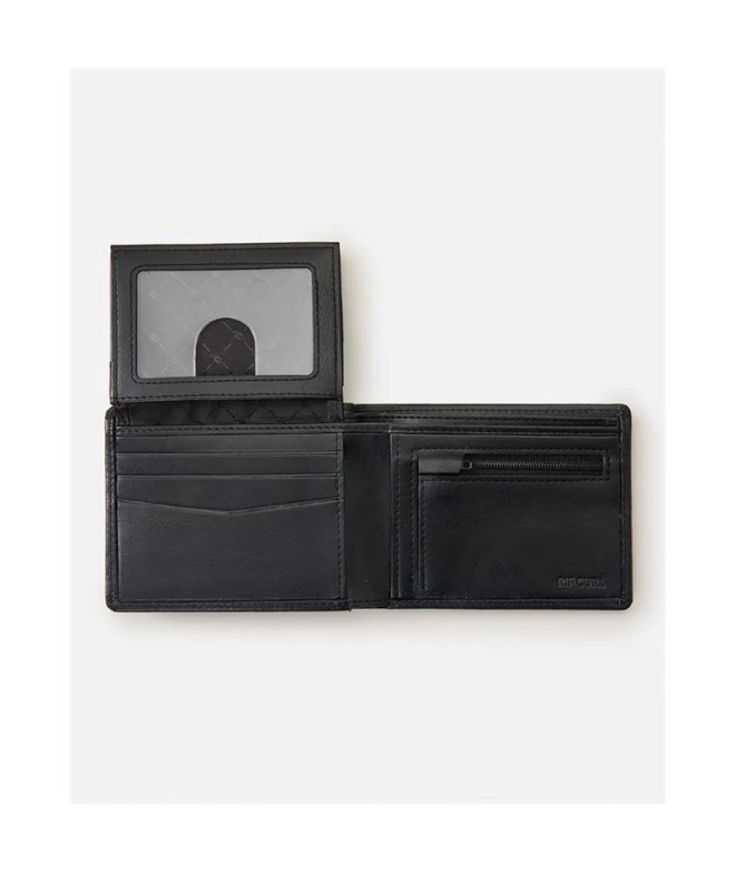 Cartera Rip Curl Stapler Pu All Day Hombre Negro