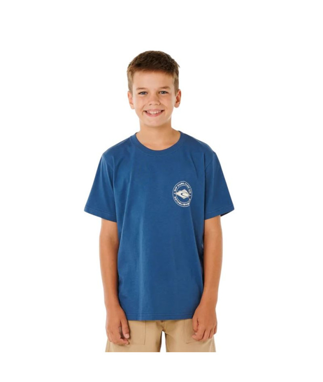 Camiseta Rip Curl Stapler Tee - Niño Azul Marino