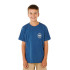 Camiseta Rip Curl Stapler Tee - Menino Azul Marinho