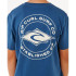 Camiseta Rip Curl Stapler Tee - Menino Azul Marinho