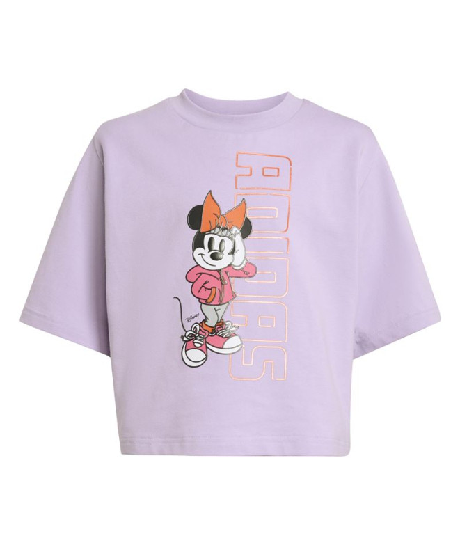 Camiseta adidas Lg Dy Mi Infantil Lila