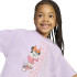 Camiseta adidas Lg Dy Mi Infantil Lilás