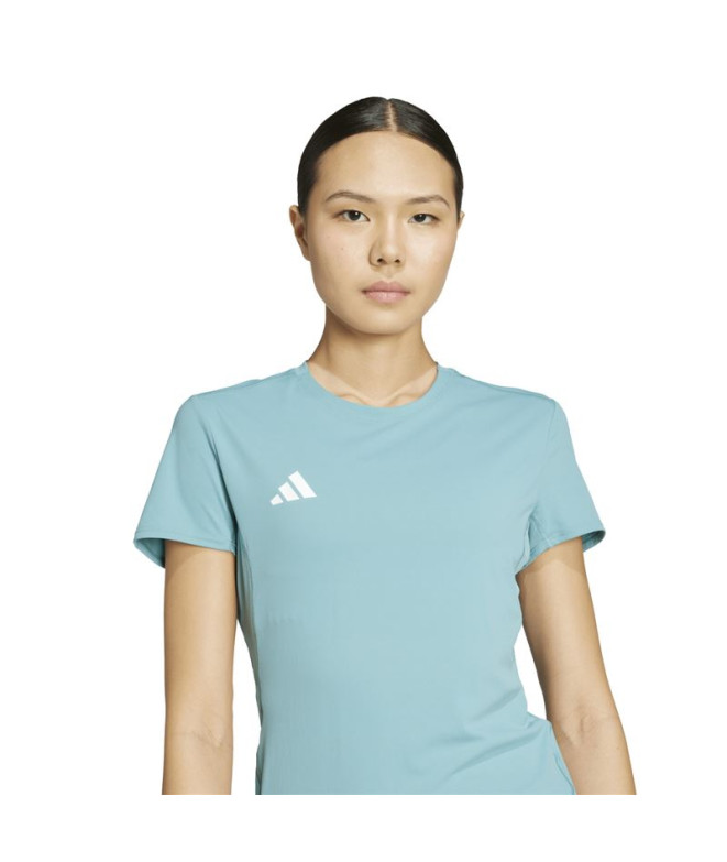 T-shirt de Running adidas Adizero E Tee Femme Bleu