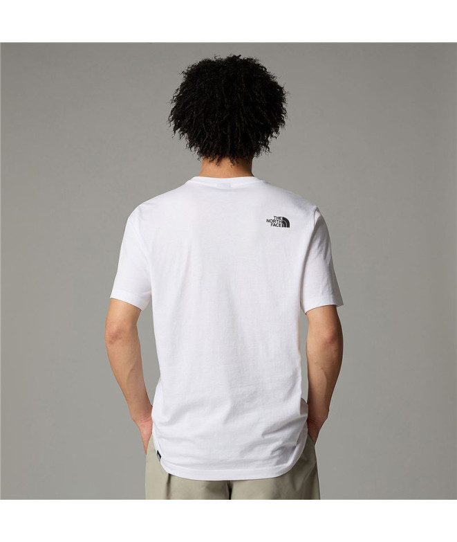 T-shirt The North Face S/S Easy Homme Blanc