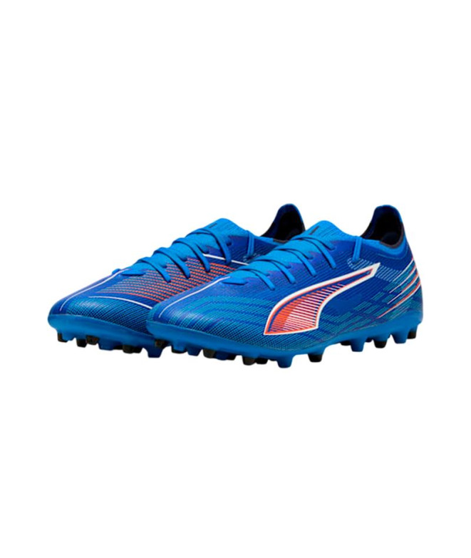 Botas de fútbol Puma Ultra 6 Match Mg Azul/Blanco