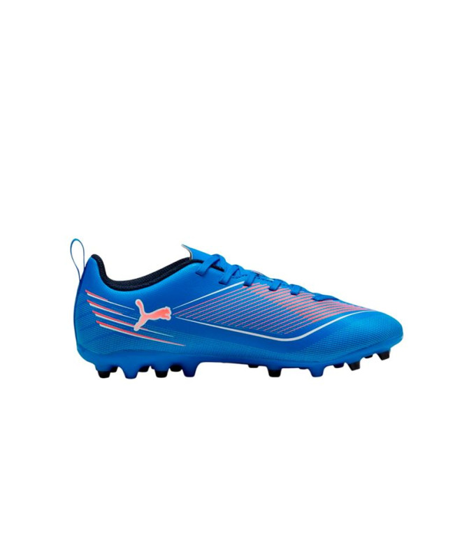 Botas de fútbol Puma Ultra 6 Play Mg Azul Infantil