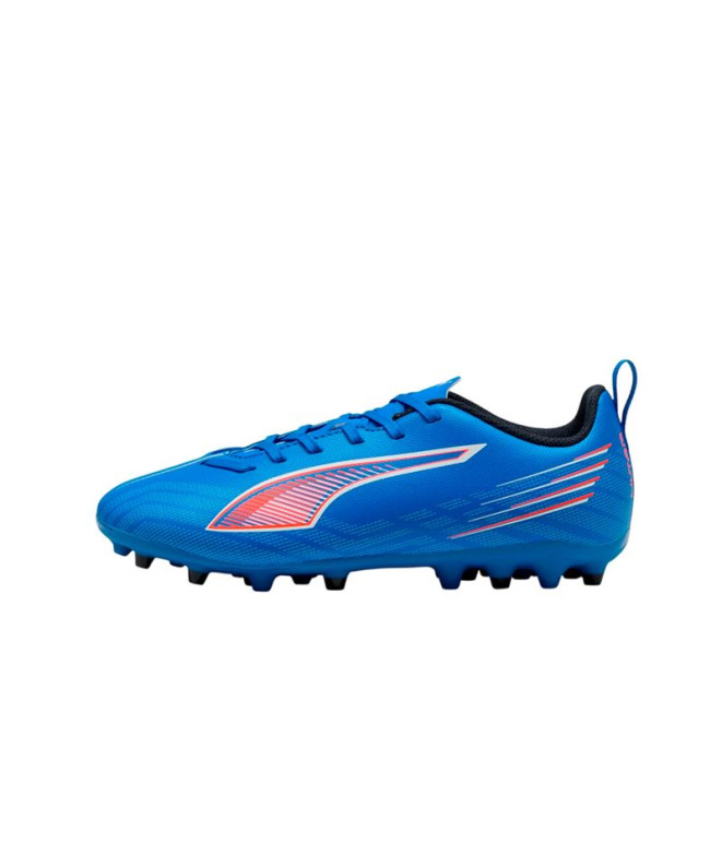Botas de fútbol Puma Ultra 6 Play Mg Azul Infantil
