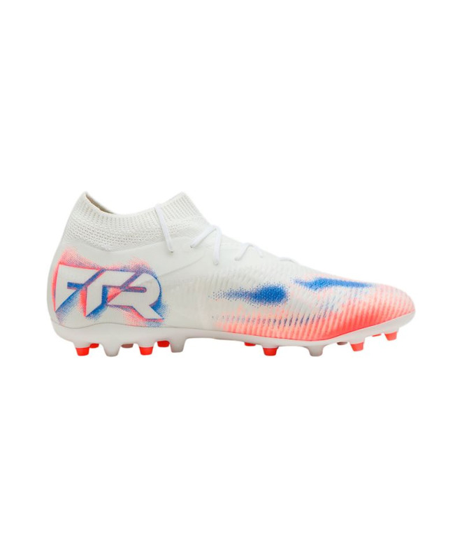 Botas de fútbol Puma Future 8 Match Mg, White- Bl, Unisex